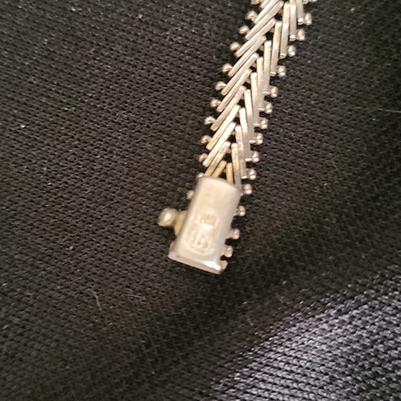 Vintage Sterling Silver Bracelet - Picture 4 of 5